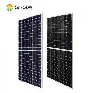 Solar Panel 590-610W 60 Half Cell Bifacial Module